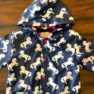 Hayley Horse Print Raincoat Size 7